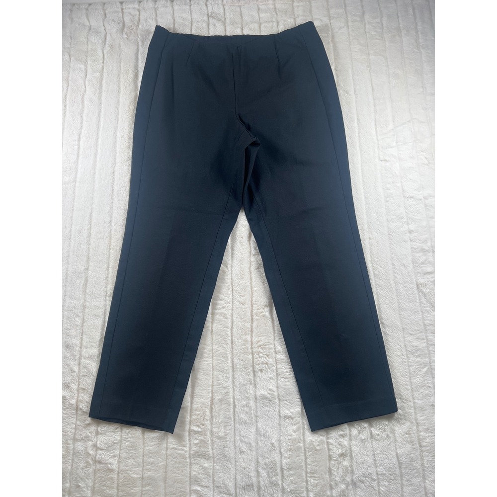 J.Jill Ponte Slim Leg Petite Medium Black Pants Career Casual Comfort‎ - Picture 2 of 7